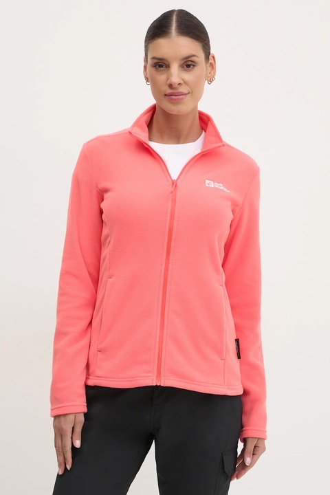 Jack Wolfskin bluza sportowa Taunus kolor pomarańczowy gładka 1711391 - zdjęcie produktu nr 1