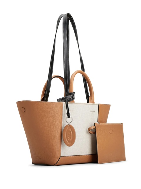 Tod's panelled colour-block tote bag - Brown - zdjęcie produktu nr 2