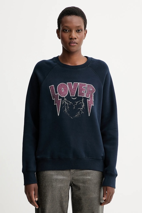 ZADIG&VOLTAIRE bluza damska kolor granatowy wzorzysta JWSS01677 - zdjęcie produktu nr 1