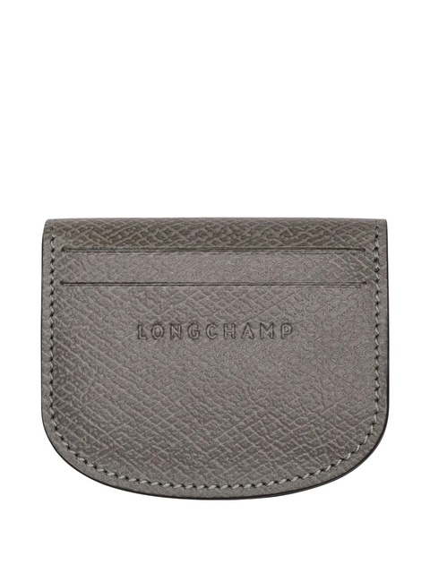 Longchamp textured leather card holder - Grey - zdjęcie produktu nr 1