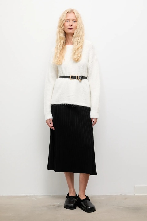 Answear.LAB sweter z wełną damski kolor biały - zdjęcie produktu nr 2