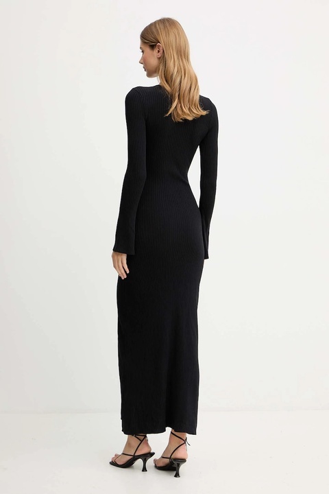 Bardot sukienka kolor czarny maxi rozkloszowana 59801DB - zdjęcie produktu nr 2