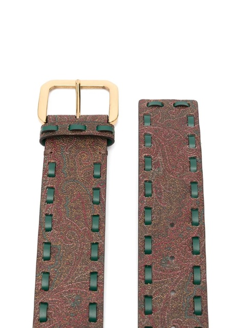 ETRO paisley-jacquard belt - Brown - zdjęcie produktu nr 2