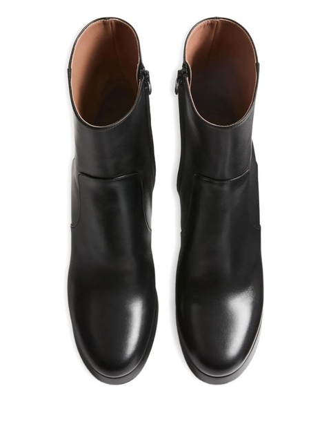Valentino Garavani 90mm Fawcette V-logo platform boots - Black - zdjęcie produktu nr 2