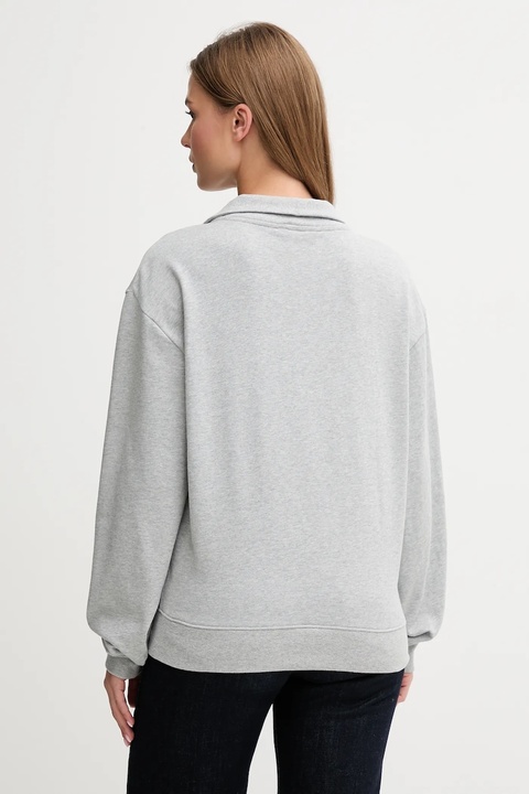 Tommy Hilfiger bluza damska kolor szary z aplikacją UW0UW06078 - zdjęcie produktu nr 2