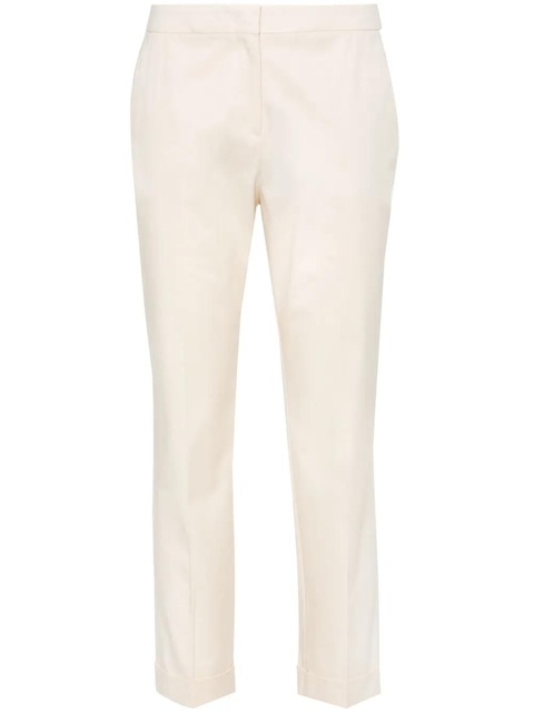 ETRO cropped gabardine trousers - Neutrals - zdjęcie produktu nr 1