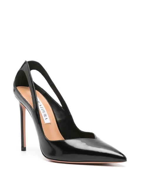 Aquazzura Sheeva 105mm cut-out pumps - Black - zdjęcie produktu nr 2