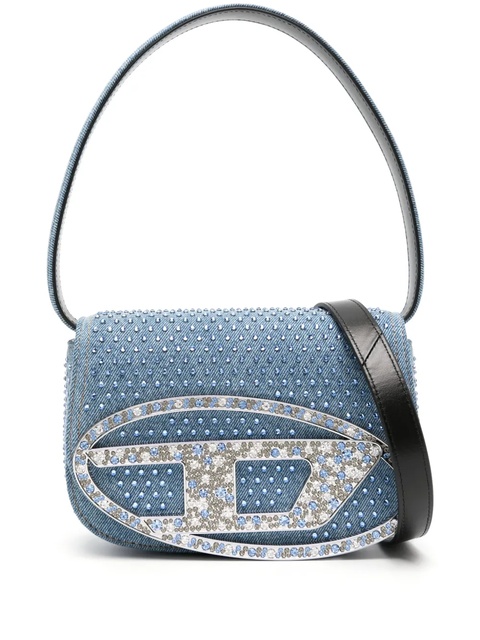 Diesel 1DR denim shoulder bag - Blue - zdjęcie produktu nr 1