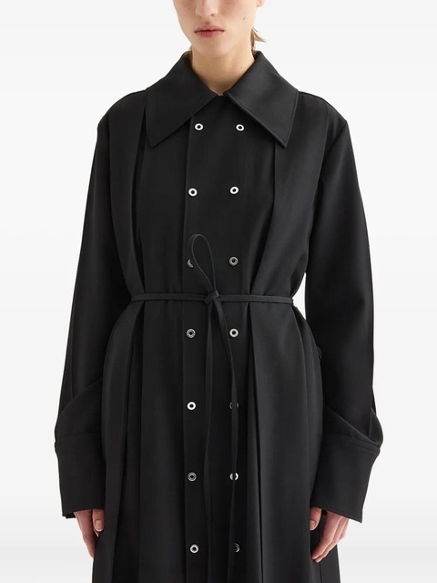 Jil Sander double-breasted coat - Black - zdjęcie produktu nr 2