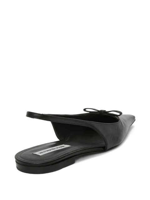 Victoria Beckham Sloan slingback pointed-toe flats - Black - zdjęcie produktu nr 2