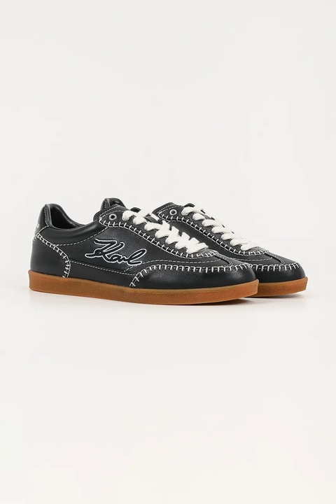 Karl Lagerfeld sneakersy skórzane KANDIDATE damskie kolor czarny KL63810A - zdjęcie produktu nr 2