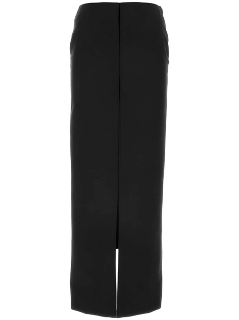 Givenchy front-slit wool-blend maxi skirt - Black - zdjęcie produktu nr 1