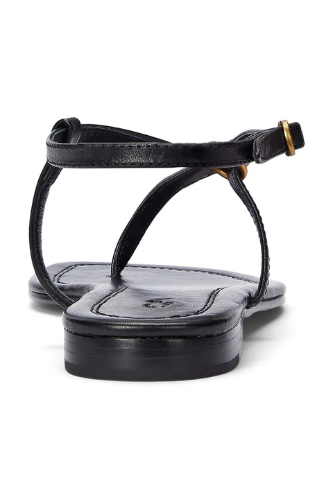 Polo Ralph Lauren sandały skórzane Plo Rng Br Sandal damskie kolor czarny 818932586002 - zdjęcie produktu nr 1