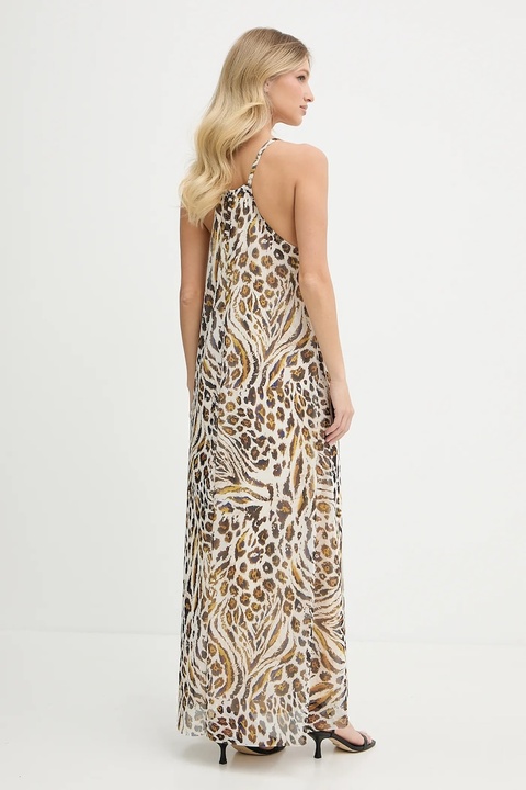 Marc Aurel sukienka kolor beżowy maxi rozkloszowana 6549-7020-73854 - zdjęcie produktu nr 2