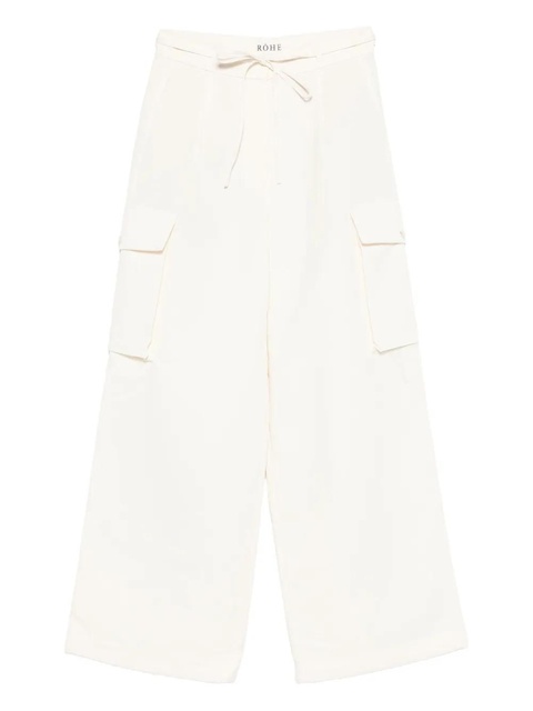 Róhe drawstring-waist cargo trousers - White - zdjęcie produktu nr 2