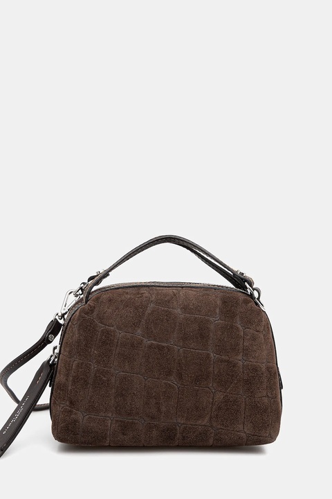 Gianni Chiarini torebka zamszowa ALIFA kolor brązowy BS.8255.CMCOCCO - zdjęcie produktu nr 1