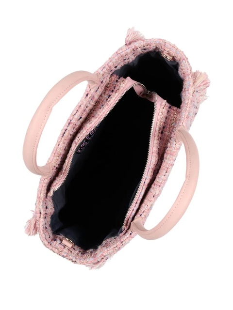 MC2 Saint Barth Colette tweed tote bag - Pink - zdjęcie produktu nr 1
