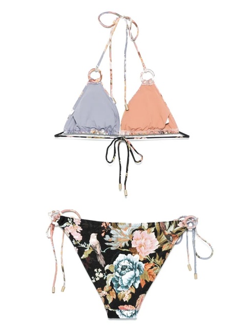 ZIMMERMANN Tallow Spliced Ring bikini - Brown - zdjęcie produktu nr 2