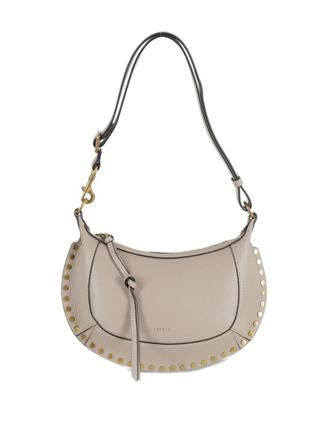 ISABEL MARANT Oskan Moon studded shoulder bag - Neutrals - zdjęcie produktu nr 1