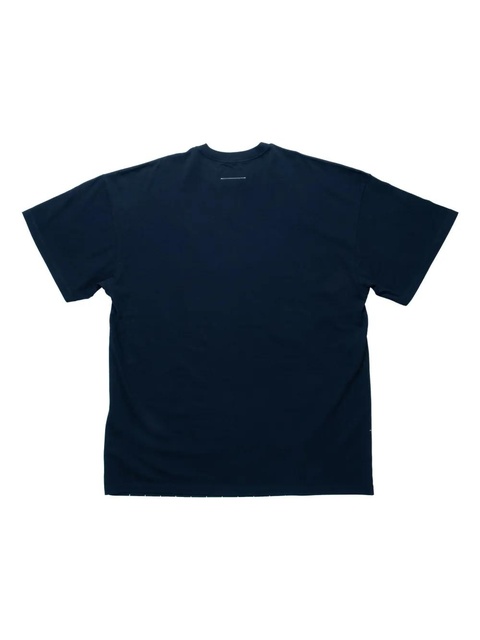 MM6 Maison Margiela graphic-print T-shirt - Blue - zdjęcie produktu nr 2