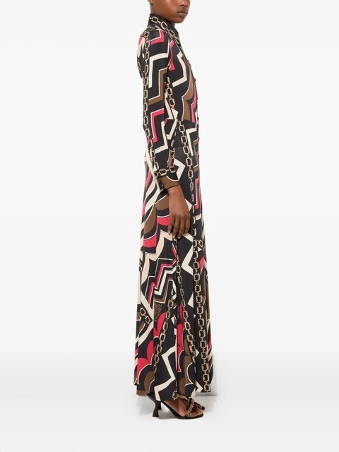 PUCCI abstract-print maxi skirt - Black - zdjęcie produktu nr 2