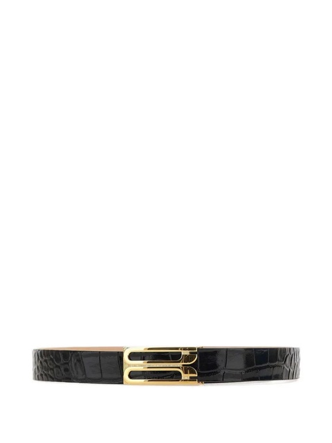 Victoria Beckham logo-buckle belt - Black - zdjęcie produktu nr 1