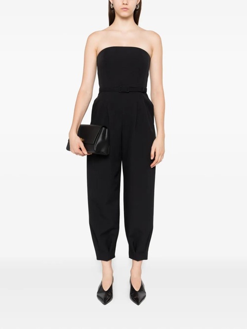 Max Mara strapless belted jumpsuit - Black - zdjęcie produktu nr 1