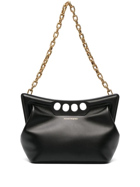 Alexander McQueen small The Peak shoulder bag - Black - zdjęcie produktu nr 1