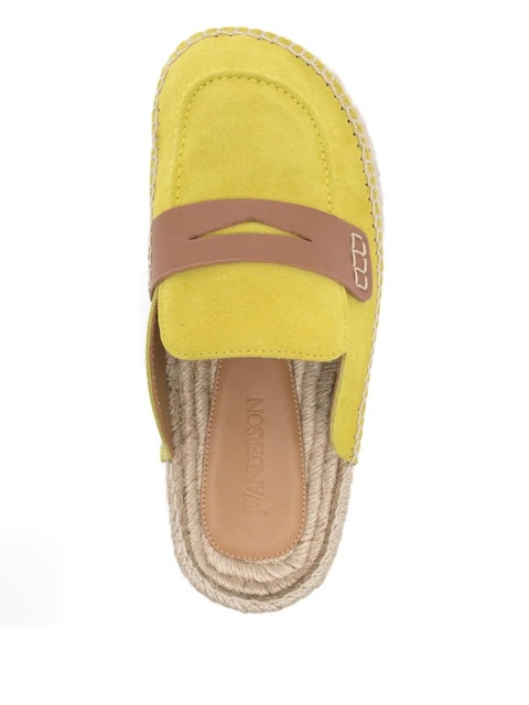 JW Anderson suede flat espadrilles - Yellow - zdjęcie produktu nr 2