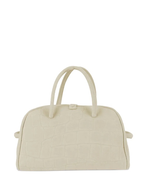 Jacquemus The Small Turismo crocodile-effect knotted shoulder bag - Neutrals - zdjęcie produktu nr 2