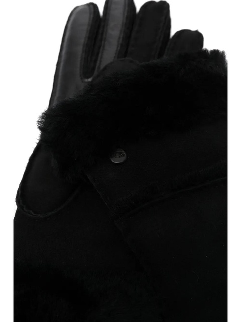 UGG logo plaque gloves - Black - zdjęcie produktu nr 1