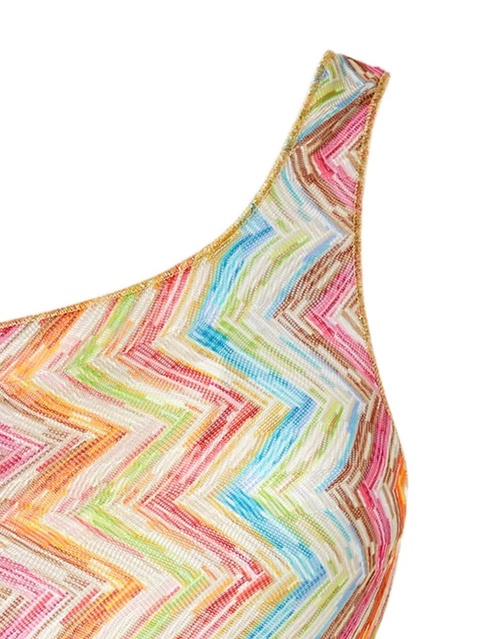 Missoni one-shoulder swimsuit - Pink - zdjęcie produktu nr 2