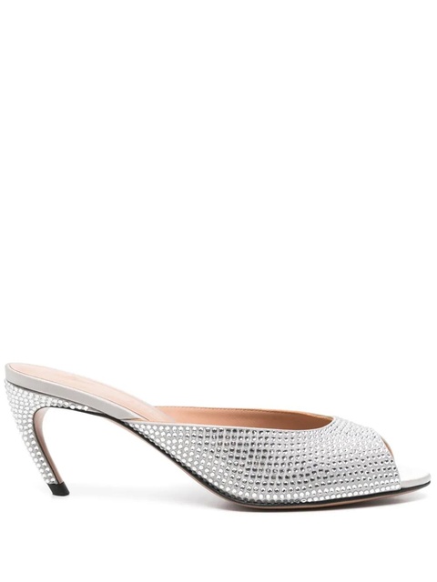 The Attico 65mm Ada sandals - Silver - zdjęcie produktu nr 1