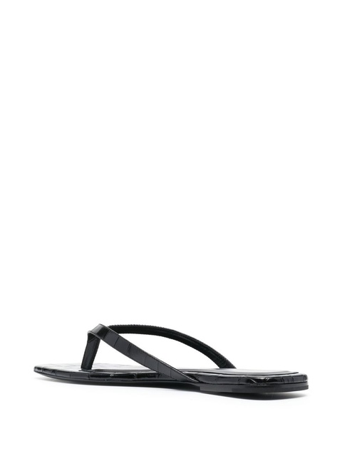 TOTEME square-toe flip-flops - Black - zdjęcie produktu nr 2