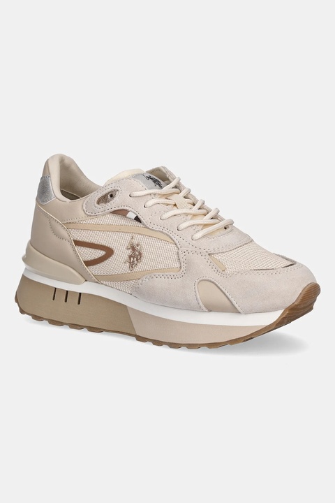 U.S. Polo Assn. sneakersy VICKY001 damskie kolor beżowy VICKY001W/ETS1 - zdjęcie produktu nr 1