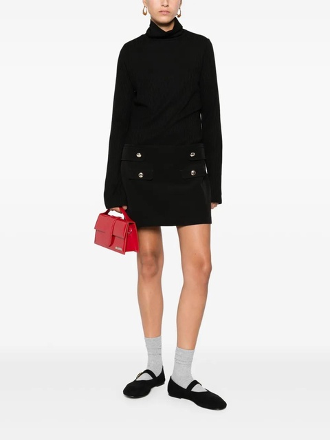 Maje ribbed high-neck dress - Black - zdjęcie produktu nr 2