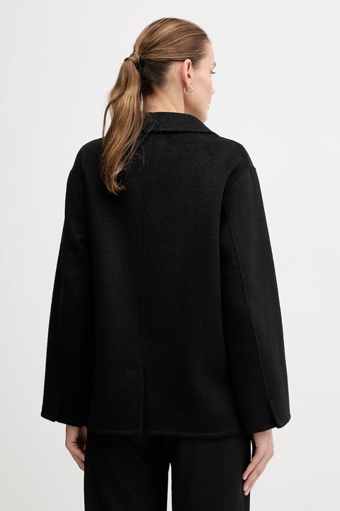 Gaudi płaszcz z dodatkiem wełny kolor czarny 521FD35011 - zdjęcie produktu nr 1