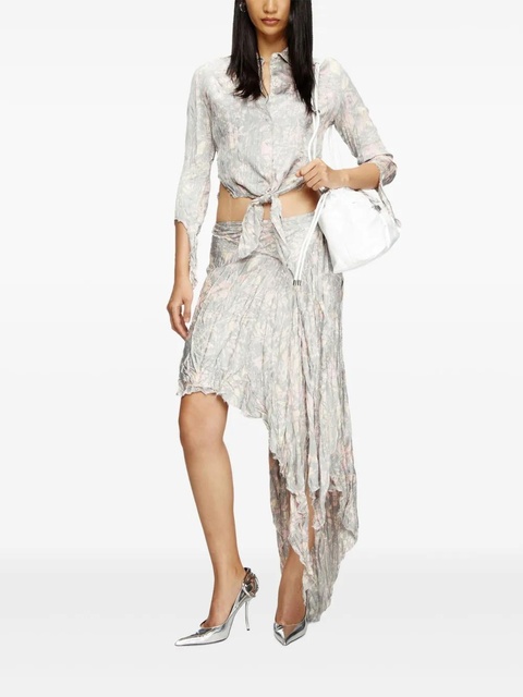 Diesel O-phelia midi skirt - Grey - zdjęcie produktu nr 2
