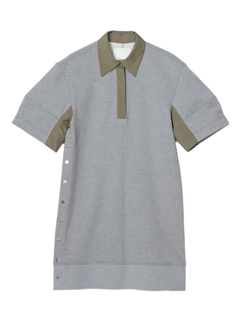 3.1 Phillip Lim polo-collar short-sleeve mini dress - Grey - zdjęcie produktu nr 1
