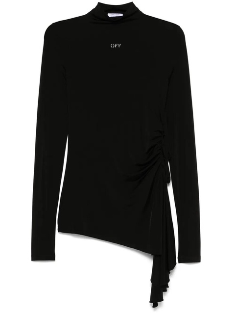 Off-White draped mini dress - Black - zdjęcie produktu nr 1