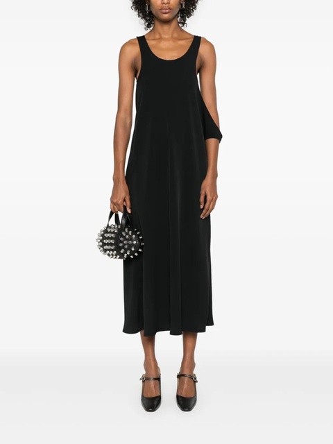 MM6 Maison Margiela asymmetric midi dress - Black - zdjęcie produktu nr 1
