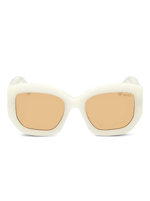 PUCCI geometric-frame sunglasses - White - zdjęcie produktu nr 1