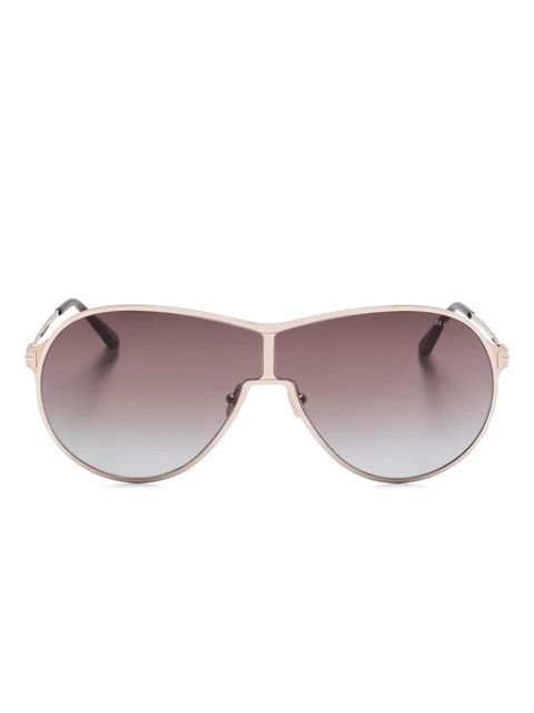 TOM FORD Eyewear Gaia sunglasses - Gold - zdjęcie produktu nr 1