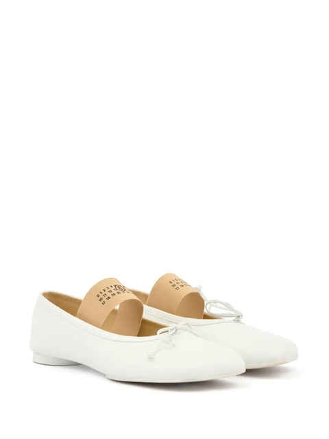 MM6 Maison Margiela Anatomic ballerinas shoes - White - zdjęcie produktu nr 1