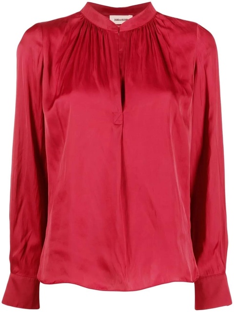 Zadig&Voltaire Tink satin blouse - Red - zdjęcie produktu nr 1