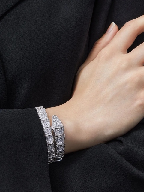 Bvlgari 18K white gold Serpenti diamond bracelet - Silver - zdjęcie produktu nr 2