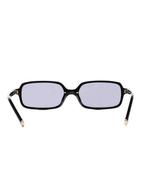 Miu Miu logo-plaque rectangle sunglasses - Black - zdjęcie produktu nr 2