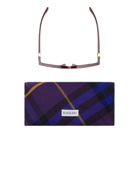 Burberry Eyewear EKD rectangular-frame sunglasses - Brown - zdjęcie produktu nr 1