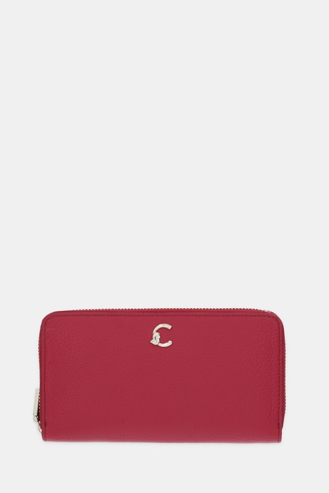Coccinelle portfel skórzany damski kolor różowy E2 SSL 11 32 01 - zdjęcie produktu nr 1