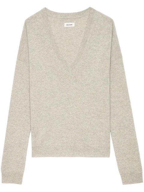 Zadig&Voltaire Vivi patch jumper - Neutrals - zdjęcie produktu nr 1